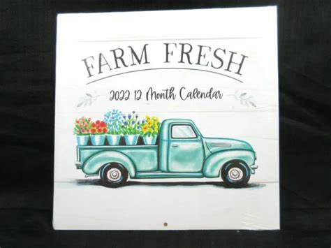 Farm Fresh 2022 12 Month Calendar
